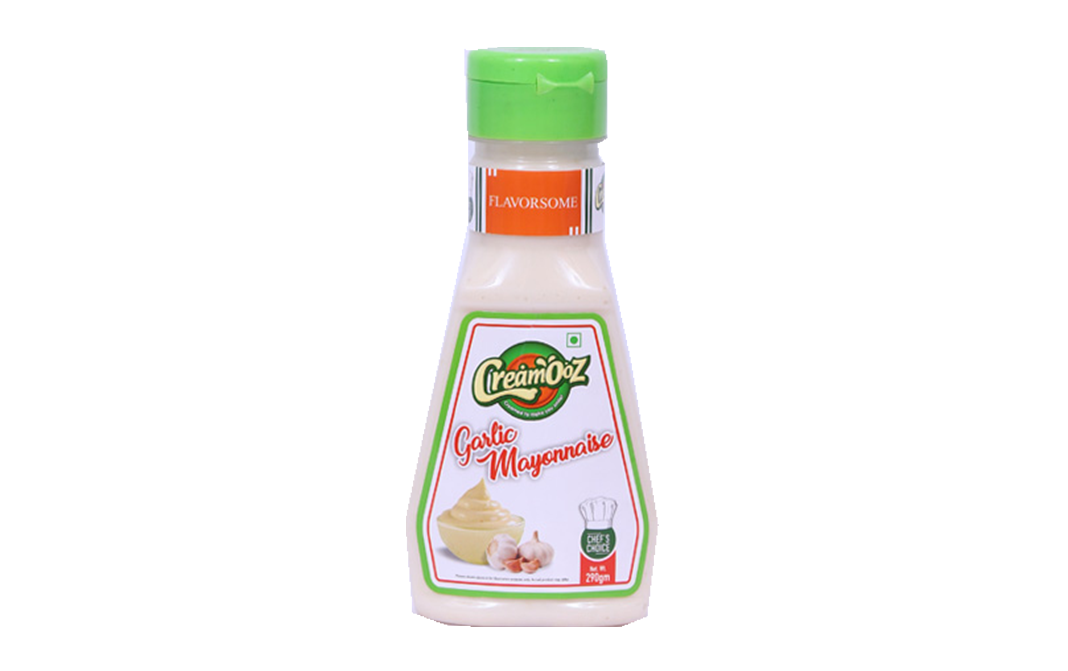 Creamooz Garlic Mayonnaise    Plastic Bottle  290 grams